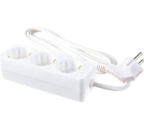 Изображение товара Бытовой удлинитель UNIVersal ТМ 3500 Вт с/з 3гн. ПВС 1,5м 481S-6301