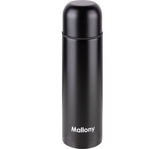 Изображение товара Термос Mallony solido из нержавеющей стали, 0.5 л, черный 106045