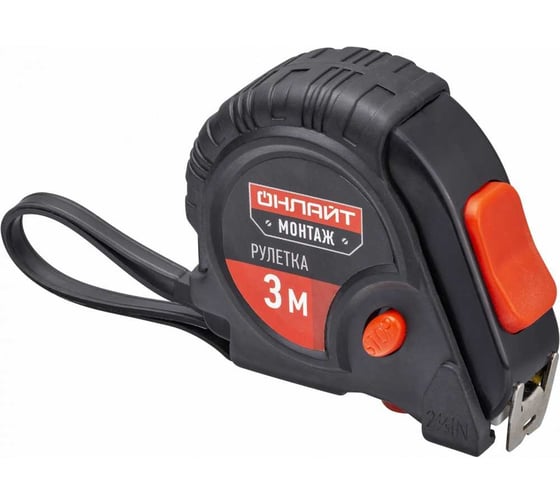 Изображение товара Рулетка ОНЛАЙТ 82 976 OMT-Ru02-3-16 (3 м*16 мм) 24379