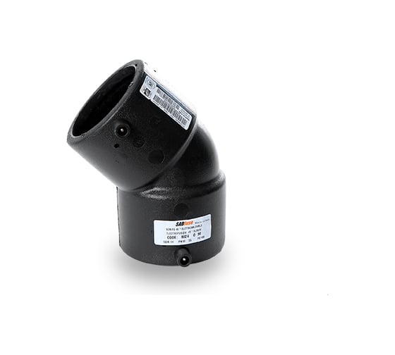 Изображение товара Электросварной отвод SABfuse 45 SDR11 PN16 PE100 D225 8024225000