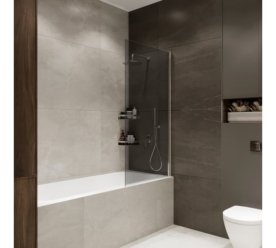 Изображение товара Шторка на ванну Wide Open Mebelvann 1500x700 BEN_802_SL_T_1500x700