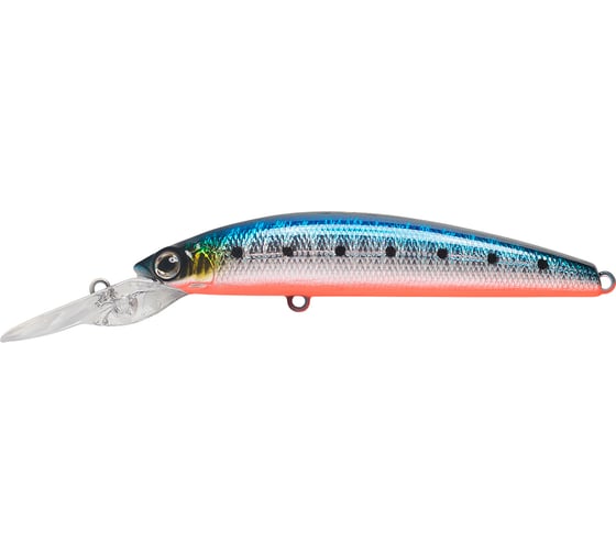 Изображение товара Воблер Strike Pro Magiс Minnow 125 цвет: A234-SBO-LU Blue Back Silver OB Fluo EG-069F#A234-SBO-LU