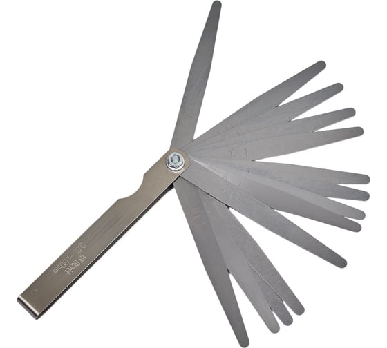 Изображение товара Веерный набор щупов DolleX 13 пр.: 0,05-1,00 мм 100 мм SSP-100