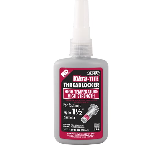 Изображение товара Резьбовой фиксатор высокой прочности Vibra-Tite 137 50 мл 13750