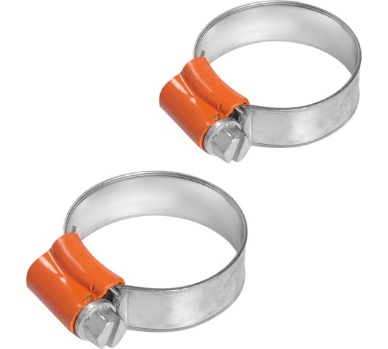 Изображение товара Червячные усиленные хомуты Airline 20-32/11,7 мм, W1 оцинк., комплект 2 шт. AHC-SK-10