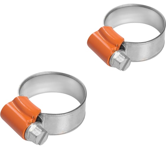 Изображение товара Червячные усиленные хомуты Airline 16-25/11,7 мм, W1 оцинк., комплект 2 шт. AHC-SK-08