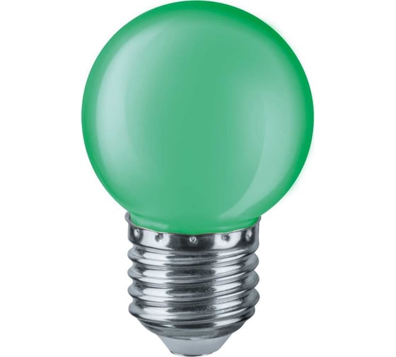 Изображение товара Светодиодная лампа Navigator 71 828 NLL-G45-1-230-G-E27 1Вт шар 71828 71828