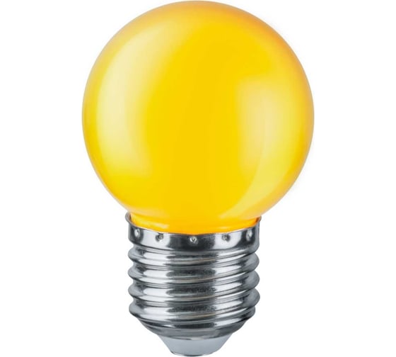 Изображение товара Светодиодная лампа Navigator 71 830 NLL-G45-1-230-Y-E27 1Вт шар 71830