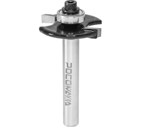 Изображение товара Фреза кромочная фальцевая с нижним подшипником серия 1023 (33x4x50 мм; хвостовик 8 мм) Росомаха 802304