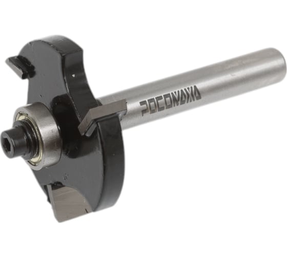 Изображение товара Фреза кромочная фальцевая с нижним подшипником серия 1023 (40x8x50 мм; Z3; хвостовик 8 мм) Росомаха 802316