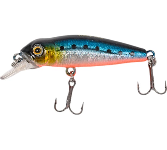 Изображение товара Воблер Strike Pro Воблер Strike Pro Midge 40 цвет: A234-SBO-LU Blue Back Silver OB Fluo EG-074SP#A234-SBO-LU