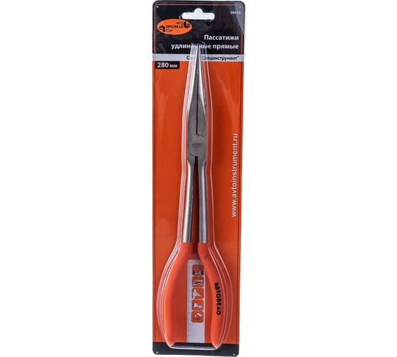 Изображение товара Специальные удлиненные прямые пассатижи 280мм АвтоDело 30439 12474