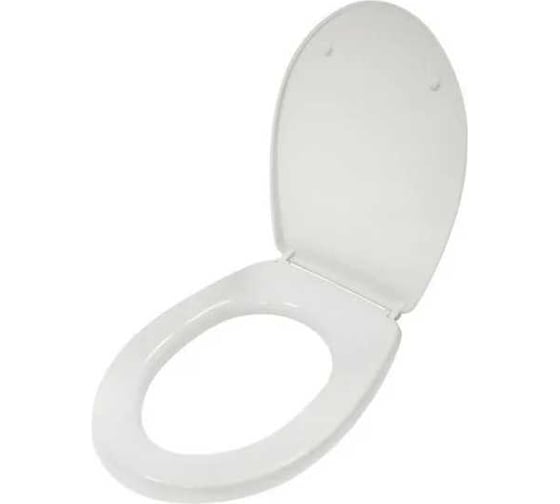 Изображение товара Сиденье для унитаза VIRPLAST пластиковое с креплениями 20985558