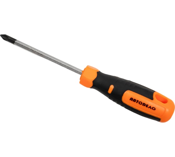 Изображение товара Крестовая отвертка PH2x100мм 6гр стержень АвтоDело 39466 11696