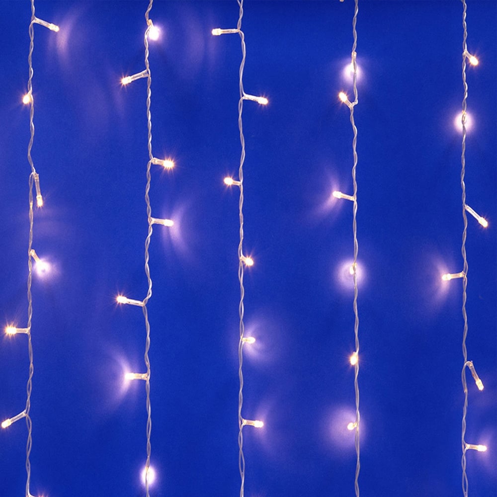 Изображение товара Светодиодный занавес Uniel ULD-C1515-100/DTA теплый белый 8 режимов 1.5м IP20