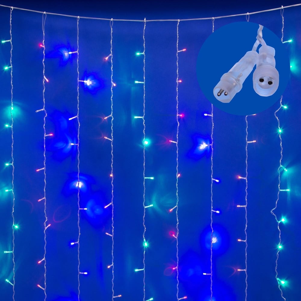 Изображение товара Светодиодный занавес Uniel ULD-C3020-264/TTK мультиколор IP44, 3 м, 264 светодиода