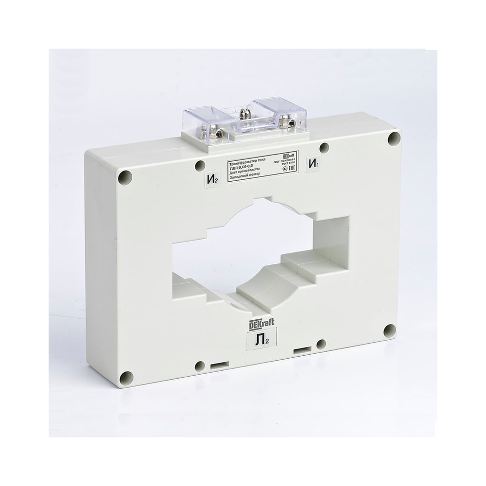 Изображение товара Трансформатор тока DEKraft ТШП-0,66 0,5 1200/5 10ВА диаметр 100мм