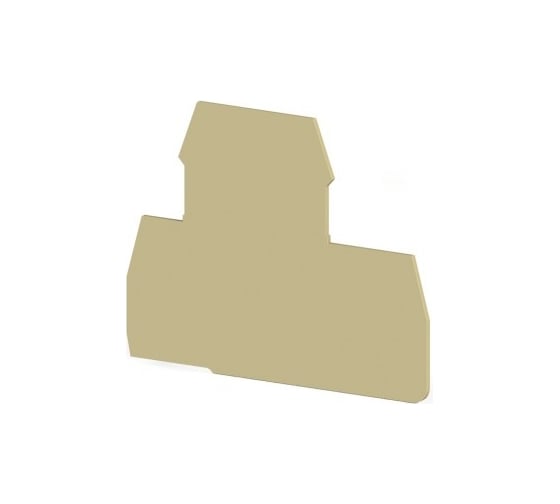 Изображение товара Концевой сегмент Klemsan на клеммники 2-х ярусные PIK(2,5-4)N*, (бежевый); NPP PIK 2,5-4N 25 шт. 0.0.0.4.449010