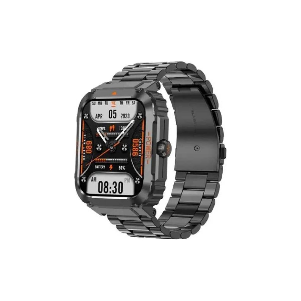 Изображение товара Умные часы ZDK ET550 black/steel ET550bs с функциями здоровья и вызовами