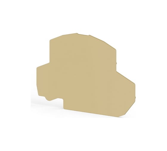 Изображение товара Концевой сегмент Klemsan на клеммники 2-х ярусные PYK 2,5-2F/FK/FLD (бежевый); NPP PYK2,5-2F 10 шт. 0.0.0.4.446510