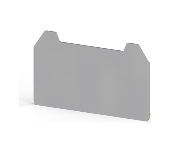 Изображение товара Концевой сегмент Klemsan на клеммники AVK 4CC/CE/CCA, (серый); NPP AVK 4CC/CE/CCA 25 шт. 0.0.0.4.450349