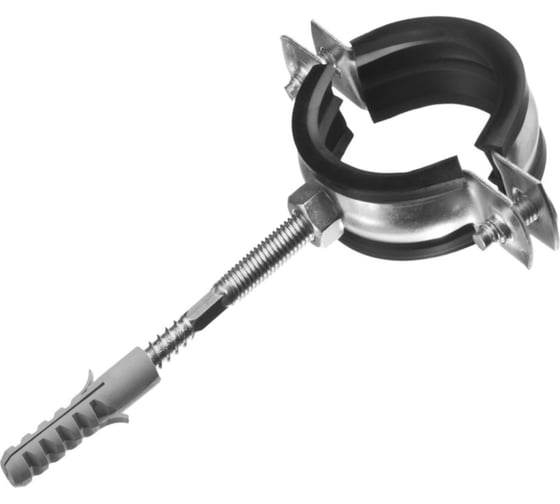 Изображение товара Набор хомутов для трубы Профитт с шурупом 1 1/2 , 48-52 -х, 10 шт 3174480