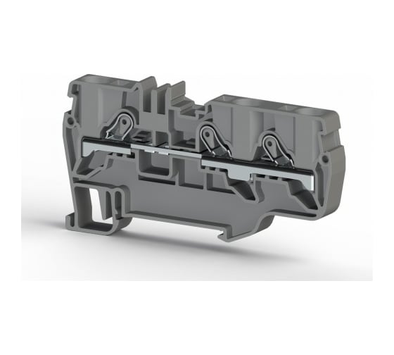 Изображение товара Пружинный быстрозажимной клеммник Klemsan (Push in), 3-х выводной, 6мм.кв., (синий); PYK 6E 45 шт. 0.0.0.3.307631