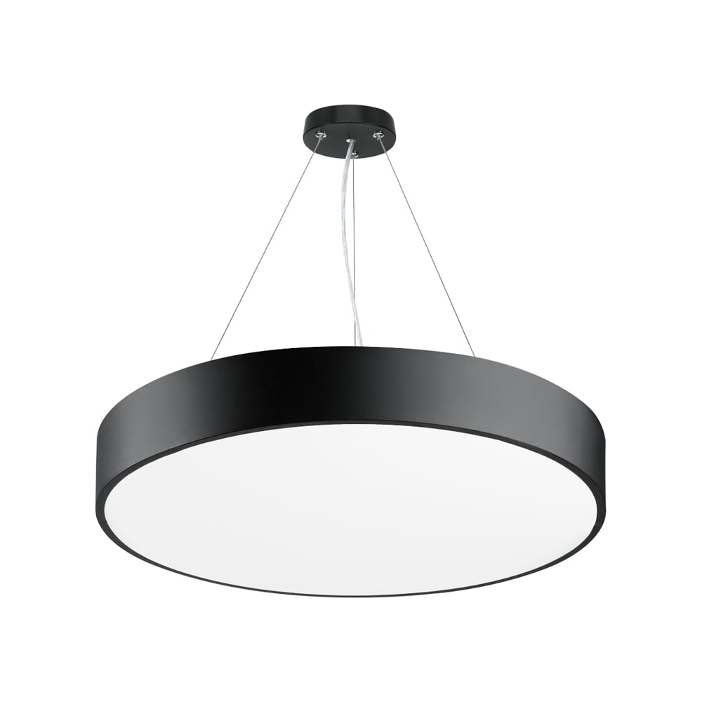 Изображение товара Светильник LED ЭРА Geometria Ring SPO132B40K088 черный подвесной