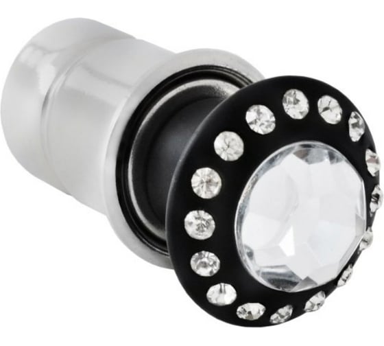 Изображение товара Прикуриватель со стразами SKYWAY черный S00701001
