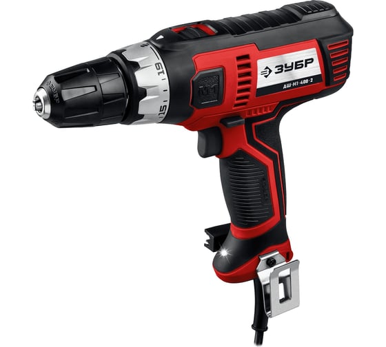 Изображение товара Сетевая дрель-шуруповерт ЗУБР 400 Вт ДШ-М1-400-2