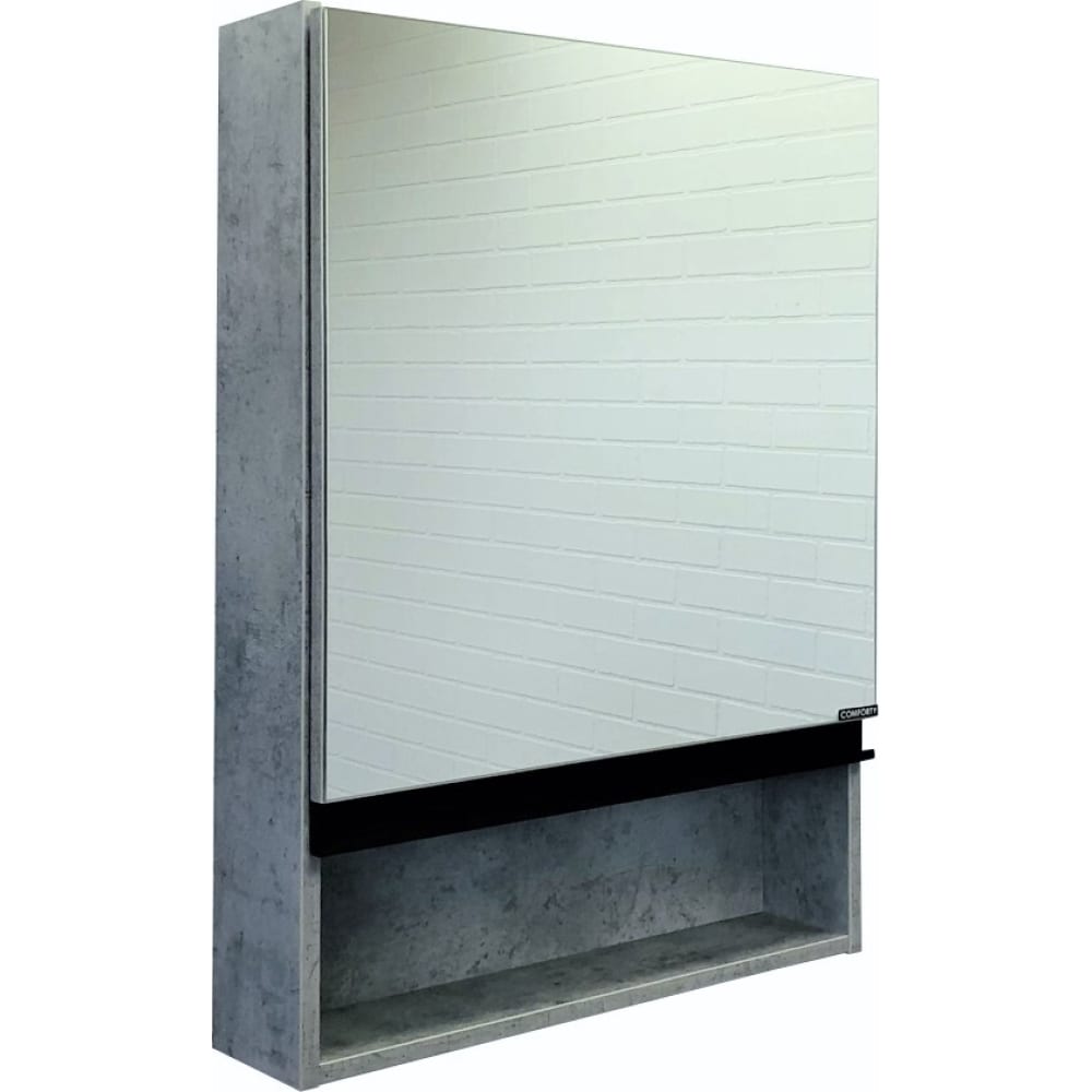 Зеркало-шкаф Comforty зеркало шкаф emmy стоун 60х70 правый серый бетон stn60mir r