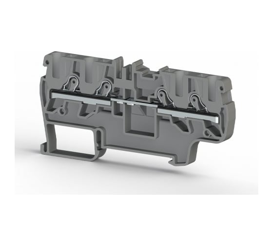 Изображение товара Пружинный быстрозажимной клеммник Klemsan (Push in) 4-х выводной, 4 мм.кв., (красный); PYK 4C 45 шт. 0.0.0.3.307664