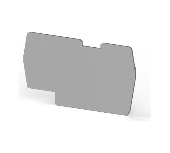 Изображение товара Концевой сегмент на клеммники Klemsan PYK 6 (серый); NPP PYK6 50 шт. 0.0.0.4.446469