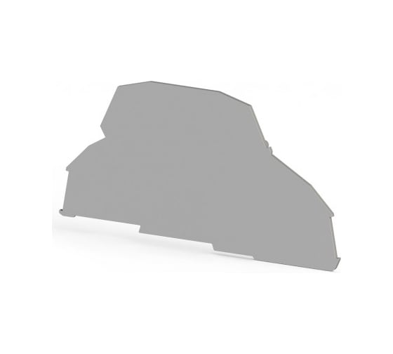 Изображение товара Концевой сегмент на клеммники Klemsan YBK4-2F*, (серый); NPP YBK 4-2F 25 шт. 0.0.0.4.446269