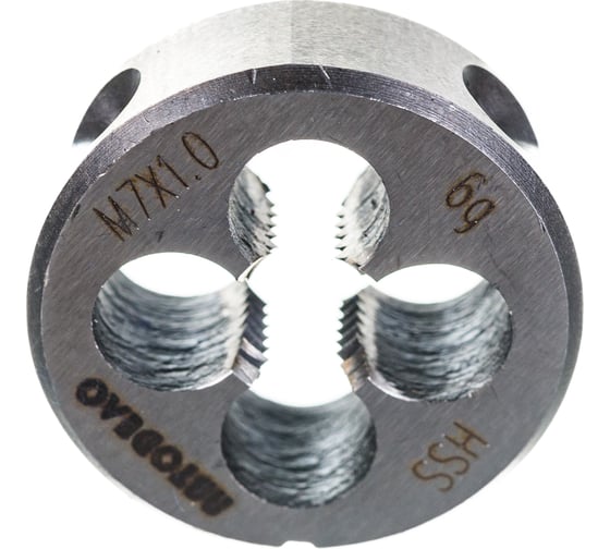 Изображение товара Плашка М7х1.0мм D-25мм HSS4341 АвтоDело 40877 14465