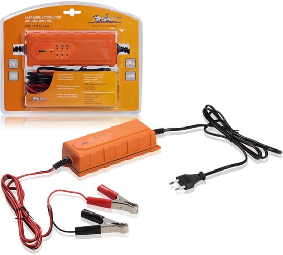 Изображение товара Автоматическое зарядное устройство, 0,8/3,8А, 6В/12В, электронное Airline ACH-5A-10