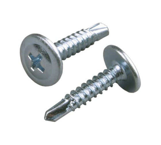 Изображение товара Саморез с прессшайбой Метизный двор 4,2х14 сверло уп. 1 кг 4690441023483