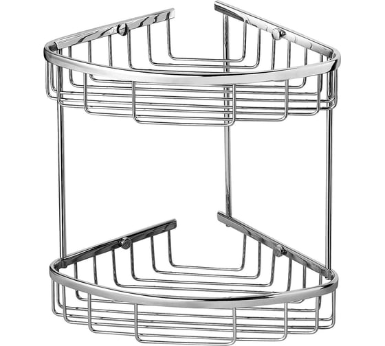 Изображение товара Двойная угловая мыльница-решетка CLEVER URBAN2 хром 99480