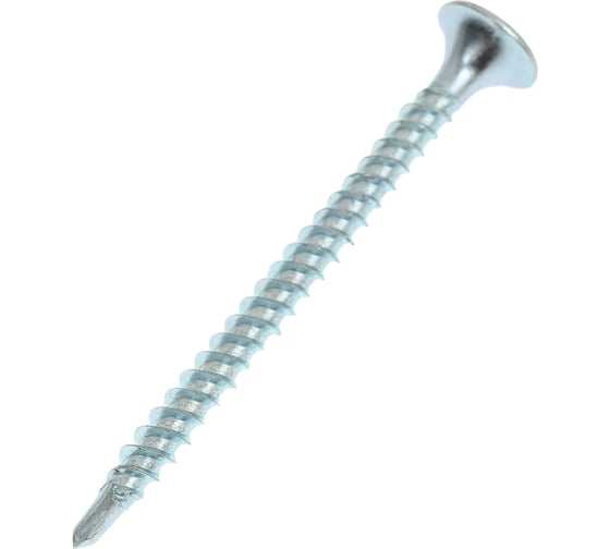 Изображение товара Саморез по металлу для ГКЛ Метизный двор 3,5x45 потайной, оцинкованный, сверло 18 шт. 4690441018328