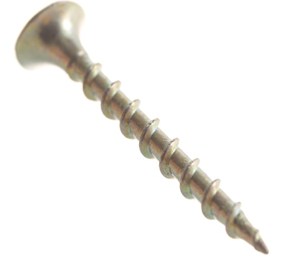 Изображение товара Саморез по дереву для ГКЛ Метизный двор 3,5x32, желтый, цинк, Ph2, 500 шт. 4690441028105