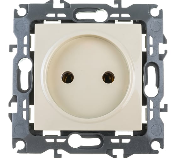 Изображение товара Розетка ЭРА 12-2005-02 2P, 16A-250В, IP20, без м.лапок, 12, слоновая кость Б0018982