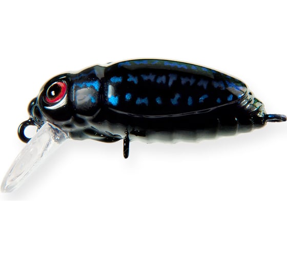 Изображение товара Воблер Strike Pro Beetle Buster 40 цвет: 123F Black Beetle EG-174F#123F