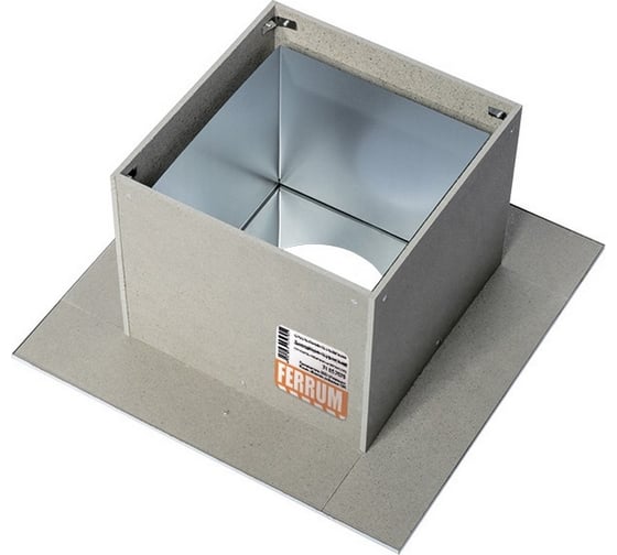 Изображение товара Потолочно проходной узел FERRUM Н max t 600C, 430/0,5 мм, мин ф210 f3502