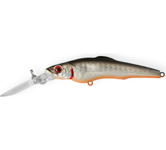 Изображение товара Воблер Strike Pro Воблер Strike Pro Challenger X Deep Diver 110L цвет: A70-713 Black Silver OB EG-076DXL-F#A70-713