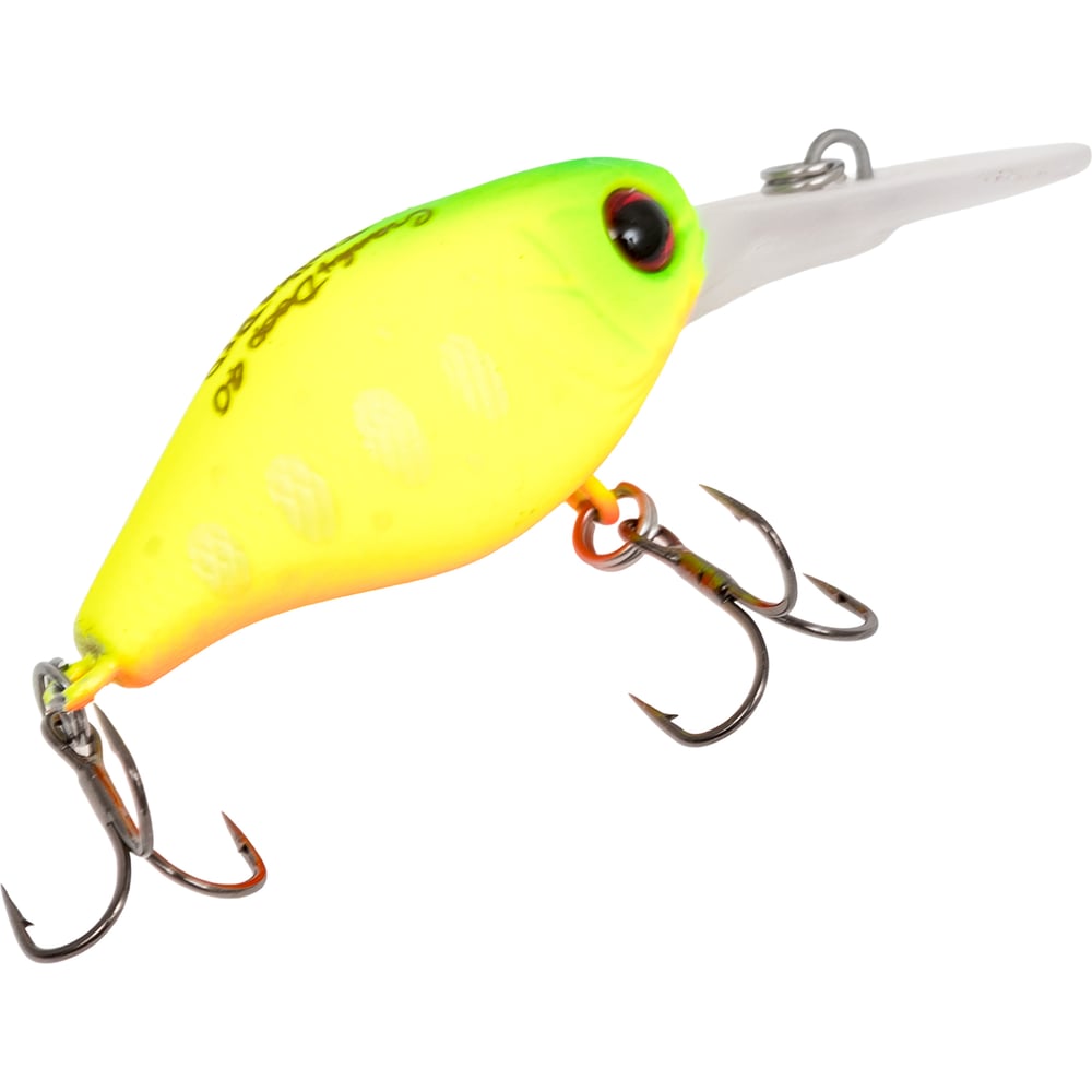 Изображение товара Воблер Strike Pro Cranky Deep 40 цвет A178S Lemon Mat Tiger для твичинга и дальнего заброса