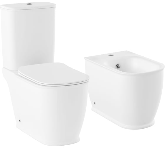 Изображение товара Унитаз напольный компакт Lavinia Boho Bell Pro в комплекте 2 в 1 21030001