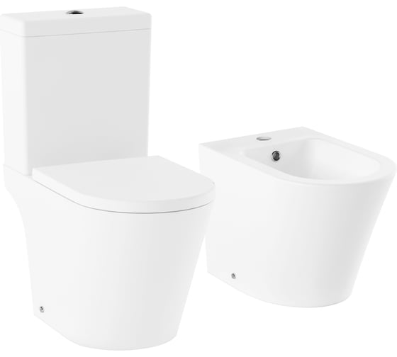 Изображение товара Унитаз напольный компакт Lavinia Boho Biore в комплекте 2 в 1 21030003