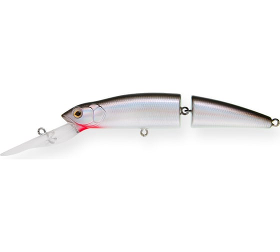 Изображение товара Воблер Strike Pro Mr. Wiggly TL 110 цвет: A010-EP Black Back Silver MG-010D#A010-EP