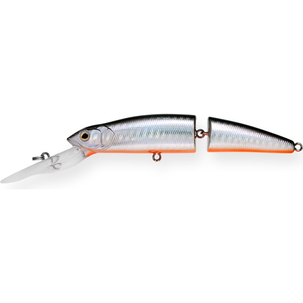 Изображение товара Воблер Strike Pro Mr. Wiggly TL 110 цвет A70-713 Black Silver для спиннинга