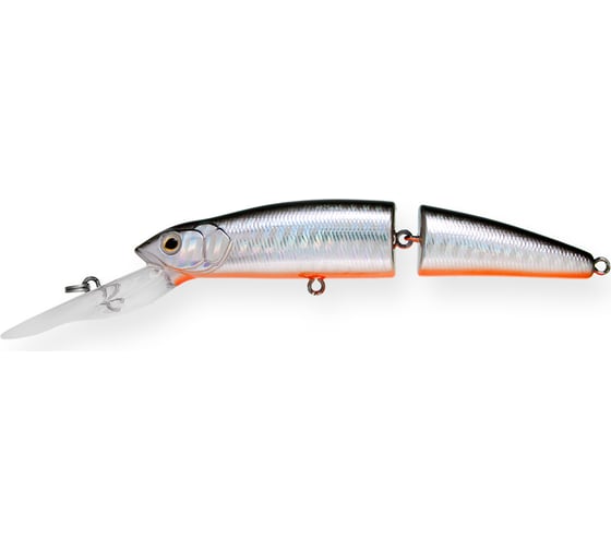 Изображение товара Воблер Strike Pro Mr. Wiggly TL 110 цвет: A70-713 Black Silver OB MG-010D#A70-713